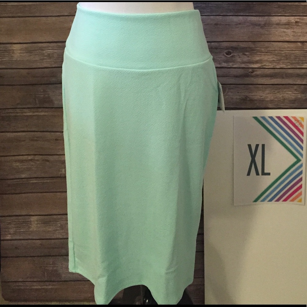 NWT LuLaRoe Women’s Cassie Skirt, XL , Mint Green